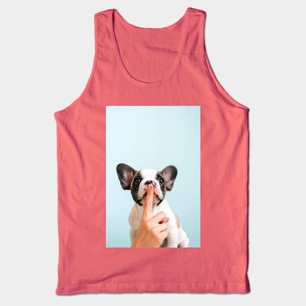 Hush puppy Tank Top by Hand-drawn